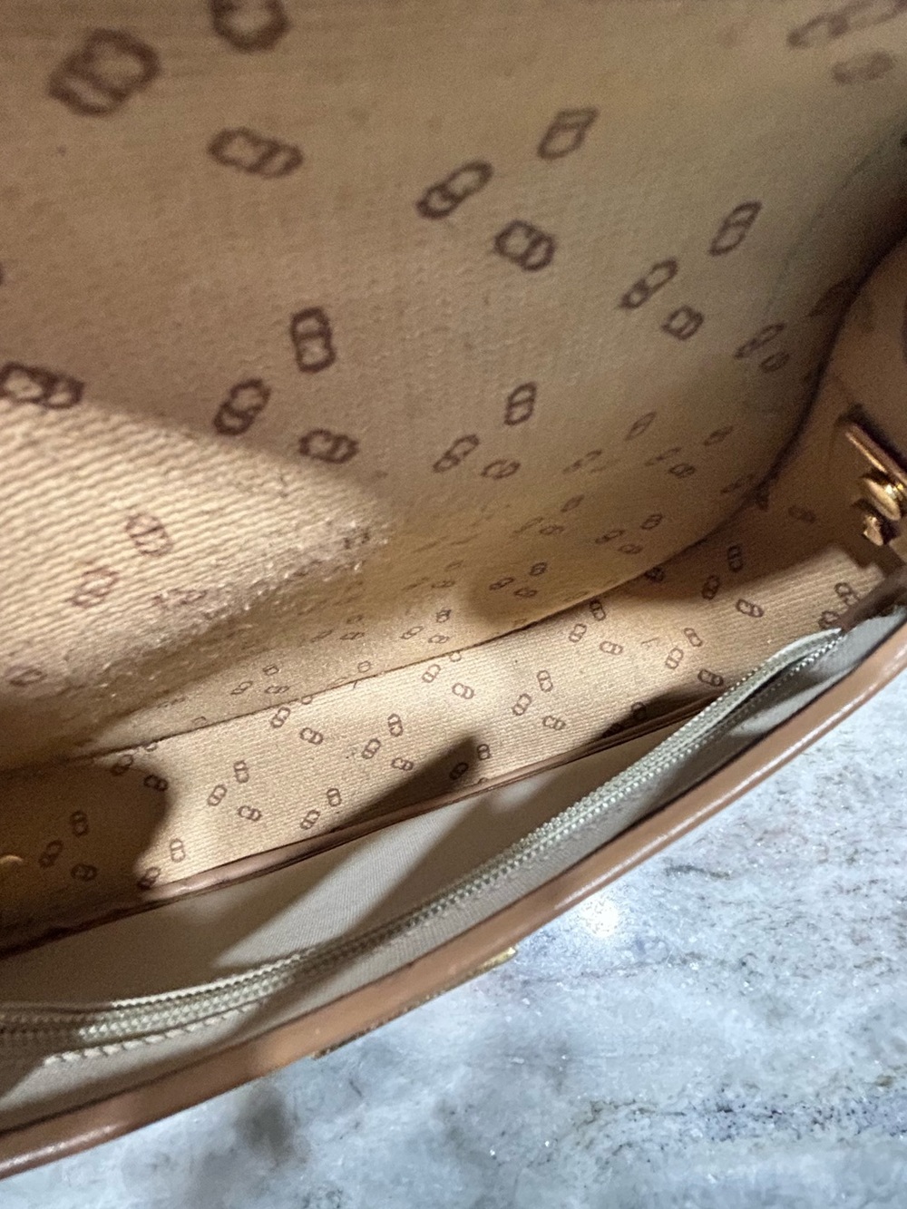 Christian Dior Cream and Brown Crossbody Saddle Bag - Picture 9 of 13